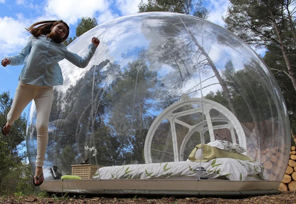 cozy bubble tent