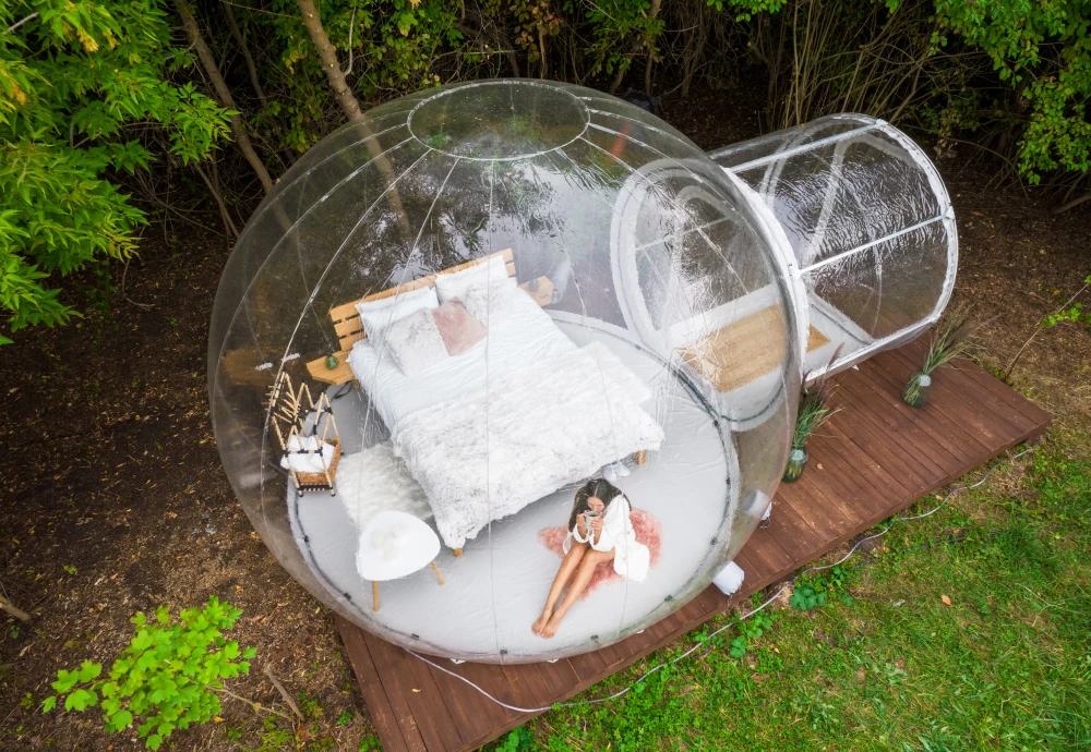 pop-up bubble tent