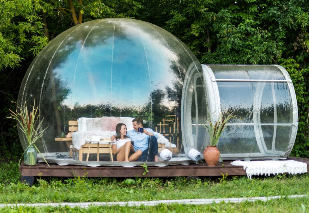 pop-up bubble tent